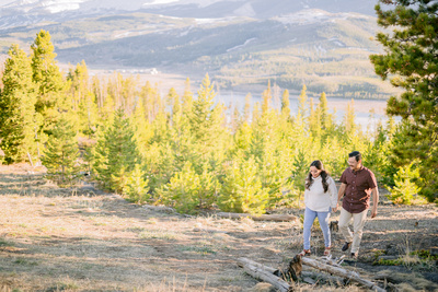 Dillon Colorado Engagement Session at Sapphire Point Overlook