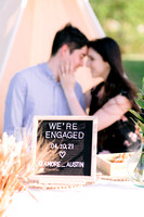 Mueller Lake Park Engagement | Daniel + Amanda